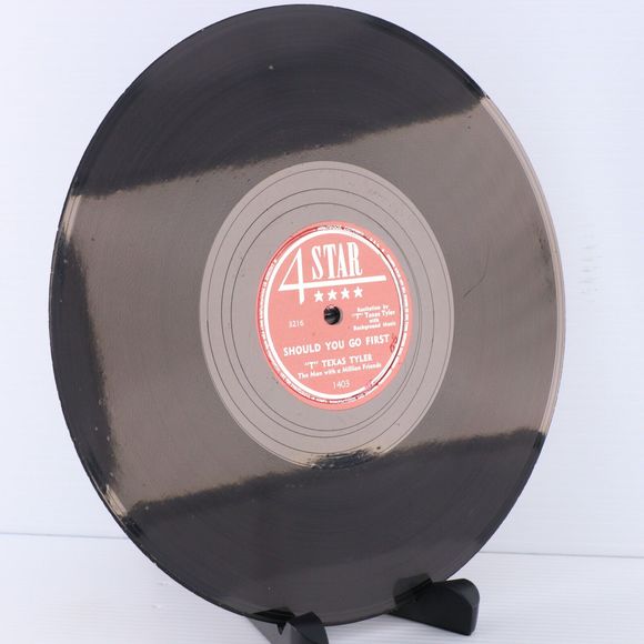 "T" Texas Tyler – The Old Country Church / Beyond Sunset 1950 78rpm Record 1403 - Picture 5 of 16
